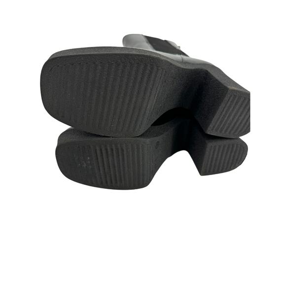 Intentionally Blank Celeste Leather Bossy Platform Chelsea Boots Black Size 36 - Picture 9 of 9